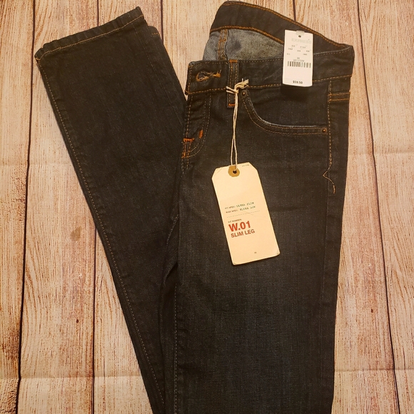 Express Dark Denim Ultra Slim Ultra Low, Sz00, NWT